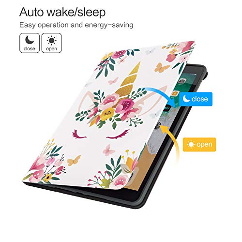 Vimorco iPad 7th Generation Case, New iPad 10.2 Inch Case 2019, Premium Protective Leather Smart Case Auto Sleep/Wake Multi-Angle Stand Cover for iPad 10.2’’ 2019