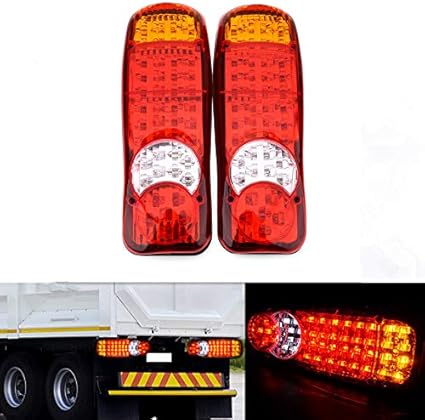 Amazon Fr Hehemm 46 Led Voiture Feux Stop Feu De Freinage Feu Arriere Voyant Feux De Brouillard Feu De Recul Lumiere Exterieure Pour Camion Voiture Remorque Automatique 2 Pieces