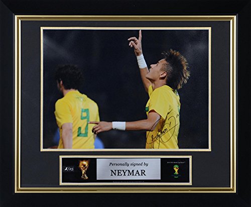 Neymar Santos Brazil Framed