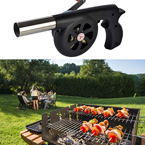 Ventilatore Manuale Per BBQ - Soffiatore Carbone Portatile Per Grigliate - Foto 5