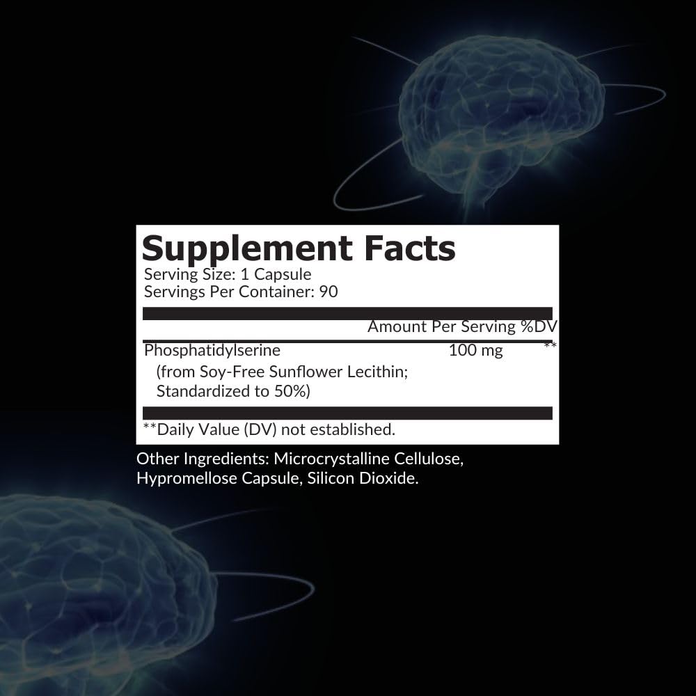 Intelligent Labs 2-in-1 Bundle of MagEnhance Triple Magnesium Complex (Magnesium L-Threonate, Glycinate, and Taurate) + Pure Phosphatidylserine 100mg, GMO and Soy-Free, 30-Day Supply Each