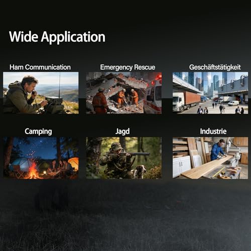 Retevis RA89 Amateur Radio, Dual Band Radio, Support Chirp Amateur Radio, IP68, COMP, 1750hz, DTMF, VFO, Long Range, 2500mAh Battery, Type-C Handheld Radio for Hunting, Emergency Rescue (Pack of 2)