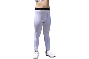LANBAOSI Boys Thermal Underwear Kids Hockey Base Layer Athletic Compression Tights Quick Dry Sport Leggings