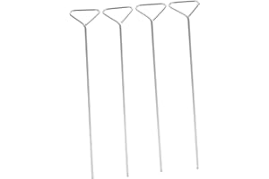PRETYZOOM 4pcs Stainless Steel Triangle Cell Spreaders Laboratory Metal Sticks for Teaching Experiment Wide Spreading Tools i