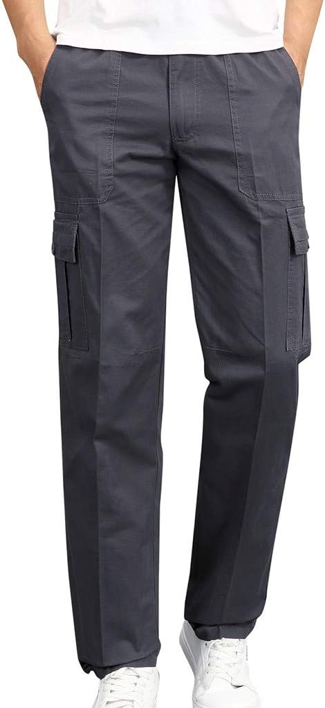 HEETEY Men's Casual Fashion Loose Plus Size Outdoors Sports Trousers Long Pants Casual Jogging Cool Pant