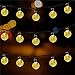 Solar String Lights 2-Pack 30 LED 19.8ft Globe Outdoor Waterproof Crystal Ball Christmas Decoration Lights Solar Patio Lights Decorative for Xmas Tree Garden Home Lawn Wedding Party Holiday