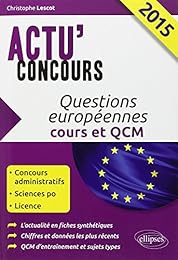 Questions européennes 2015, cours et QCM