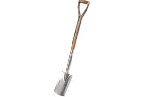 Spear & Jackson 4454BS Traditional English Style Stainless Steel Border Spade - Garden Spade