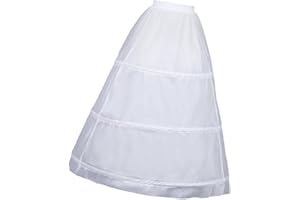 Jiangbered Wedding Crinoline Bridal Petticoat Underskirt Skirt Pannier Accessory Elastic Waist Utility Multifunctional Wear R