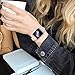 OULUCCI Compatible Apple Watch Band 38mm 40mm, Top Grain Leather Band Replacement Strap for iWatch Series 4,Series 3,Series 2,Series 1,Sport, Edition