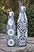 MIRA Vacuum Insulated Travel Water Bottle - Leak-proof Double Walled Stainless Steel Cola Shape Sports Water Bottle - No Sweating, Keeps Your Drink Hot & Cold - 25 Oz (750 ml) - Mandala