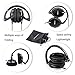 Active Noise Cancelling Headphones with Mic, MonoDeal Over Ear Deep Bass Earphones, Folding and Lightweight Travel Headset with Carrying Case – Blackthumb 1
