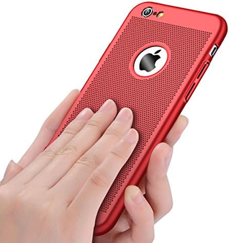 iPhone 7 and iPhone 8 Cell Phone Protective Cases for Men and Women, Light-Weight Hard Phones Case Protects Prime Quality (iphone 7 Red)