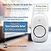 SadoTech Wireless Doorbell for Home - Battery Operated, 1000 Feet, Wireless Door Bell w/LED Flash, 1 push button + 2 receiver, Matte Black