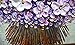 V-inspire Art, 24x48 Inch Modern Canvas Art Textured Purple Flower Oil Painting Contemporary Artwork Floral Hangings Stretched and Framed Ready to Hang Wall Decoration Abstract Painting