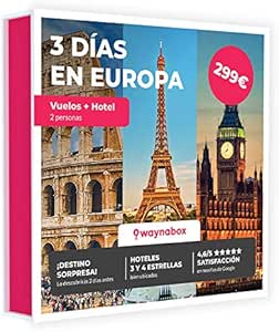 Caja Regalo - Viaje Sorpresa para Dos - Vuelos + 2 Noches en ...