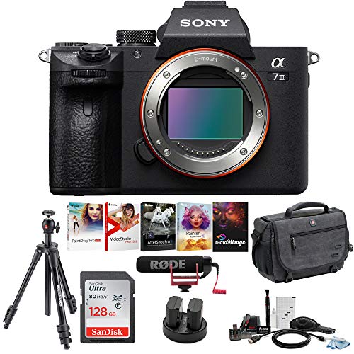 Sony Alpha a7iii Mirrorless Digital Camera (Body Only) Holiday Bundle