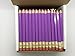 Half Pencils with Eraser - Golf, Classroom, Pew, Short, Mini - Hexagon, Sharpened, Non Toxic, #2 Pencil, Color - Lilac (Box of 48) Purple Golf Pocket Pencils ™