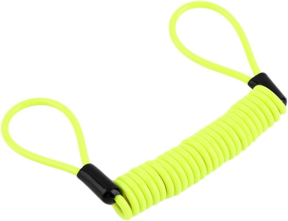 Reminder Cable for Motorbike stretches up to 150 cm, ideal for Scooter Vespa Motorcycle Brake Disc, Lock Reminder Cable, theft protection on handlebar, Motorcycle Accessories