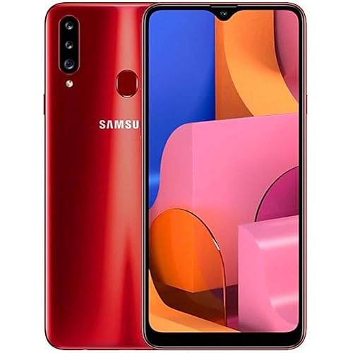 Samsung Galaxy A20s A207M/DS, 32GB/3GB RAM Dual SIM 6.5''HD+ Snapdragon 450, Factory Unlocked (International Version) - (Red)