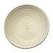 OBeauty 12 Inch Round Proofing Bread Basket Handmade Brotform Banneton for Dough Rising with Cloth Linen Cover