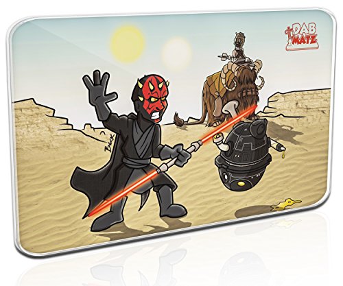 Click Here to See More Images SILICONE 8x11 inch Dab Maul Dabmat - Curse of Tattooine Dab Maul - Platinum Cured Silicone Dabmat | Non-Stick, BPA Free, Heat Resistant