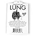 I Heart Guts - I Lung You Keychain - Lung Surgery Recovery Gift, Respiratory Health Support, COPD & Asthma Awareness, Cute Encouragement Keychain