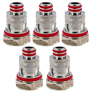 SMOK RPM Coils (1,2 Ohm), Riccardo MTL Quartz Verdampferköpfe für e-Zigarette, 5 Stück