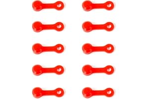 CUCUDAI Brake Bleeder Silicone Caps 6.5mm Dust Cover Brake Bleed Nipple Cap for Road Mountain Bike 10 Packs-Red