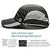 GADIEMKENSD Quick Dry Sports Hat Lightweight Breathable Soft Outdoor Run Cap UPF 50+ Foldable UV Unstructured Waterproof Fishing Camp Golf The Dad Hat for Women or Men Under 10 Dark Grey XQ70