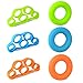 LINPOZONE 6 Pack Forearm Trainer Rings and Finger Resistance Bands Stretcher for Guitar, Rock Climbing and Hand Exercise