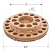 Essential Oil Wooden Box Storage Carousel | Premium Container Case Organizer Tray for Assortments and Blends - Perfectly Holds 10ml, 15ml, 30ml, 1/3oz, 1/2oz, 1oz, Roller Bottles for Mineral, Anxiety