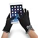 Vbiger Womens Winter Gloves Touch Screen Gloves Thick Warm Windproof Mittens (Black2)