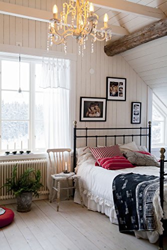 LVWIT B11 LED Filament Bulb Non-Dimmable E26 Medium Base 40W Equivalent 2700K Warm White 470 Lumens Chandelier Decorative Candle Light Bulb Pack of 6