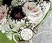 Bouquet Wedding Charm Missing You As I Walk Down Aisle Memorial White Bridal Pendant Remembrance Photo Jewelry