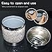 eing Portable Auto Car Cigarette Ashtray Ash Bling Crystal Smokeless Stand Cylinder Cup Holders,Silver