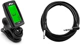 Tiger T-47 Clip-On Chromatic Tuner for Guitar Violin Ukulele Black view 1