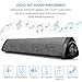 Sound Bars for TV HONEST KIN 12W 2.0 Channel Bluetooth Soundbar Wired and Wireless Home Theater Surround Sound System Built-in Subwoofer Soundbar for All TV PC Tablets Phones (with A/D Converter)thumb 2