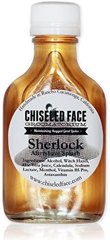 Sherlock Aftershave Splash By Chiseled Face Groomatorium - Handmade, Small Batch, Luxury Grooming Products by Chiseled Face Groomatorium