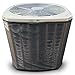 MESH Air Conditioner Cover: CUSTOM AC Cover designed to PROTECT coils from clogging - leaves, grass, cottonwood, dust and debris