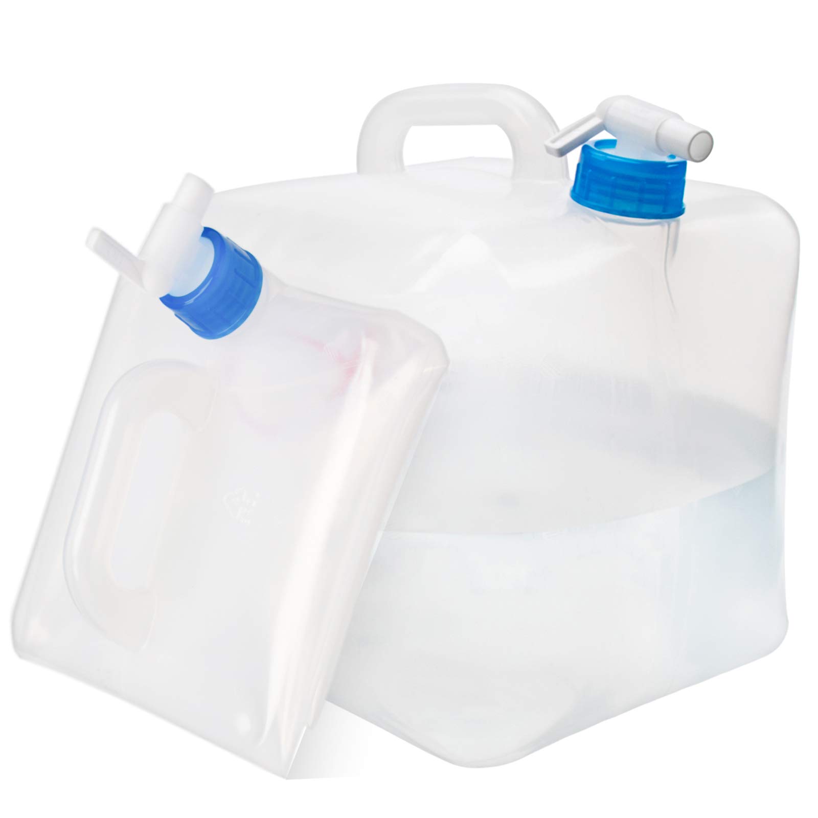 ElifeAcc Collapsible Water Container with Spigot (10L, BPA Free) - Portable Camping Water Carrier for Outdoor Activities, Hiking, and Emergencies - Multiple Size Options