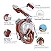 DOUPRO Snorkel Mask Universal Size Easybreath Snorkeling Mask 180° Panoramic View Ear Pressure Balance Anti-Fog Anti-Leak Fit Perfectly and Comfortably for All - 2018 Latest Upgrade