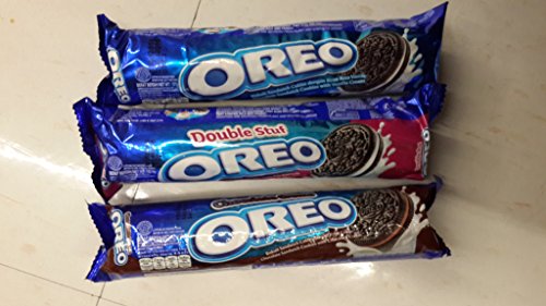 Oreo Chocolate Sandwich Cookies with Vanilla Cream+oreo Double Stuf Chocolate Sandwich Cookies with Vanilla Flavored Cream+oreo Chocolate Creame Chocolate Sandwich Cookies with Chocolate Cream