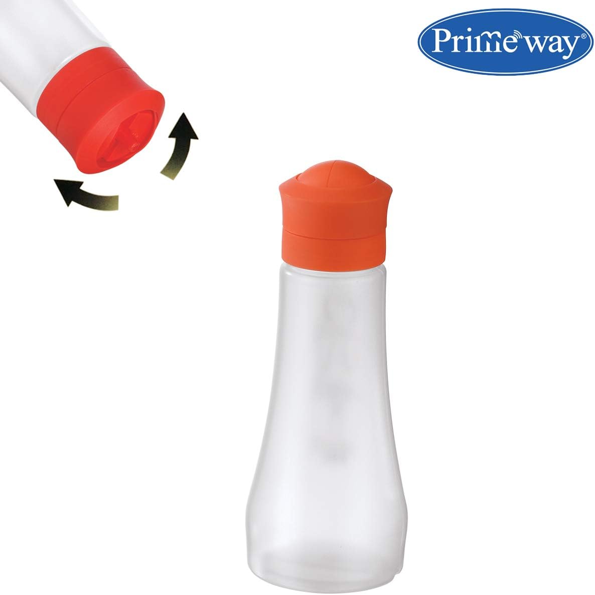 Primeway® Jido World's First Innovative Automatic Open & Close Condiments Sauce Ketchup Squeeze Bottle Dispenser, 500ml, Color May Vary