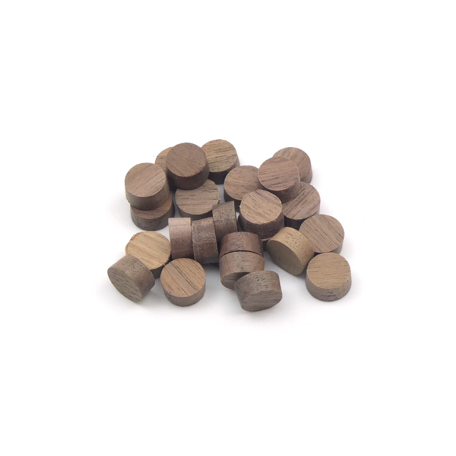 1/2" - 12.7mm Walnut Flat Head Cross Grain Plug - Pack of 25