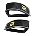Retrospec Fixed-Gear Track BMX-Style Foot Retention FGFS Velcro Straps with Reflective Fabric, Black