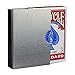 Magic Makers Inc Classic Card Guard, Brushed Stainless Steel Poker Size Playing Card Deck Protector