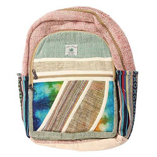 Freak Scene Rucksack - Hanf - Muster 03 - beige-bunt – Bild 5