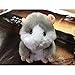 Electronic Mimicry Talking Hamster Toys - Soft Stuffed Pet Mouse Funny Plush Interactive Toy For Kids Toddler Adults Lovers, Speak It Out Game Voice Recorder Toy Best For Birthday, Xmas(Grey)