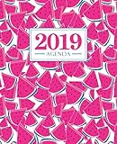 Agenda 2019: 19x23cm : Agenda 2019 semainier : pastèque rose 5999 (French Edition) by Papeterie Bleu